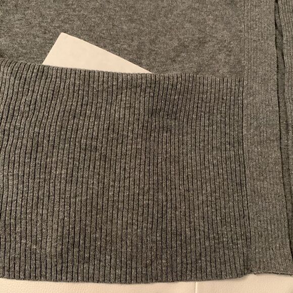 NWT Croft & Barrow Gray Cotton Blend Pockets Cardigan Open Front Size XXL P - Picture 8 of 11